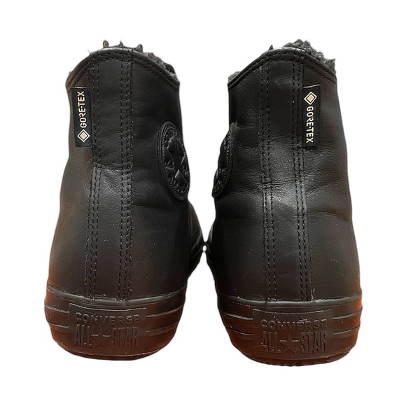 CONVERSE WINTER GORE-TEX CHUCK TAYLOR ALL STAR Triple Black 165935C - Mens 10.5 - Picture 9 of 14